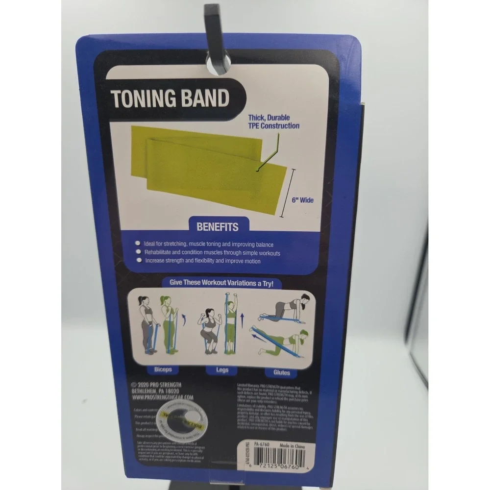 Wide Toning Band - Elastic Stretch Band - Physical therapy - Exercise